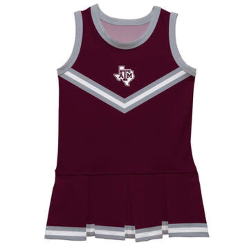 Texas A&M Aggies Vive La Fete Game Day Maroon Sleeveless Cheerleader Dress 12-18M