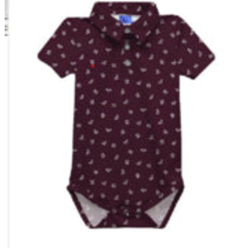 Texas A&M Aggies Vive La Fete Repeat Logo Maroon Short Sleeve Polo Onesie 0-6M
