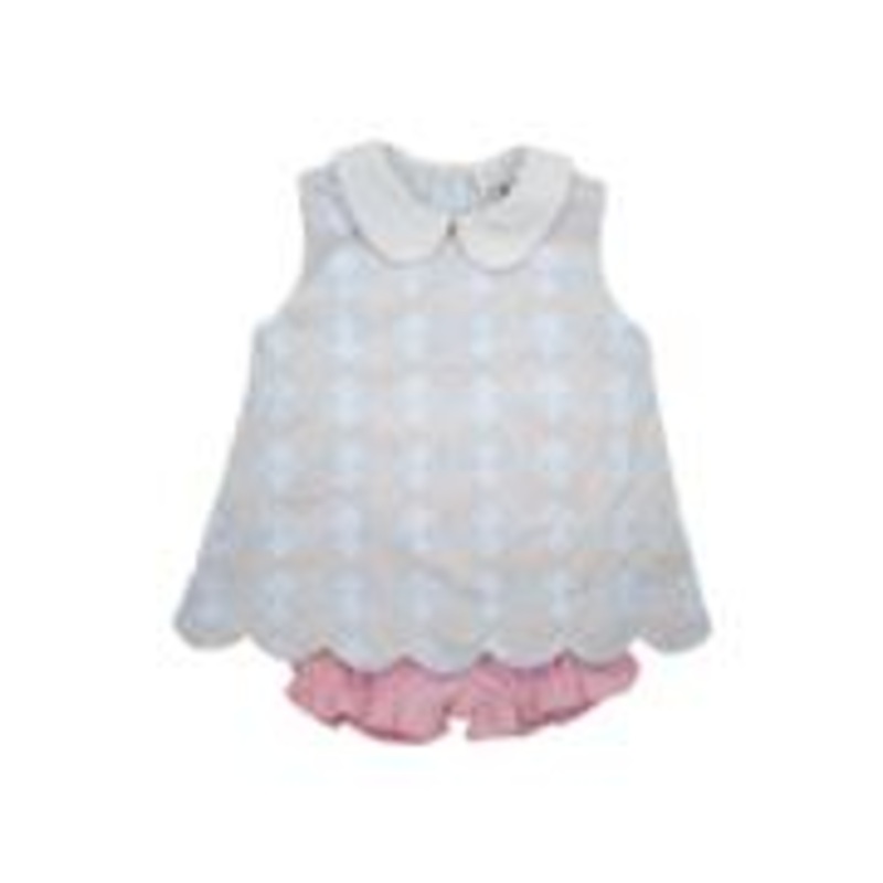 Cypress Row Dottie Scalloped Set 9-12M