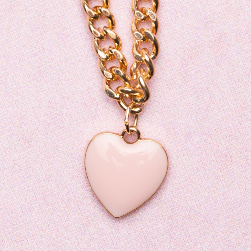 Great Pretenders Boutique Chunky Chain Heart Necklace