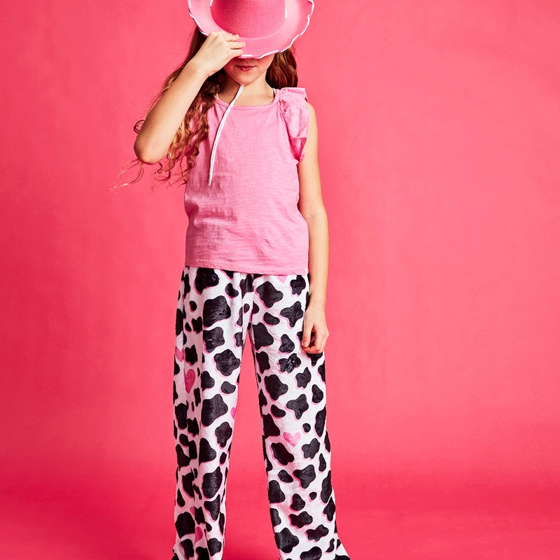 Iscream I Love Moo Plush Pants Youth XSmall