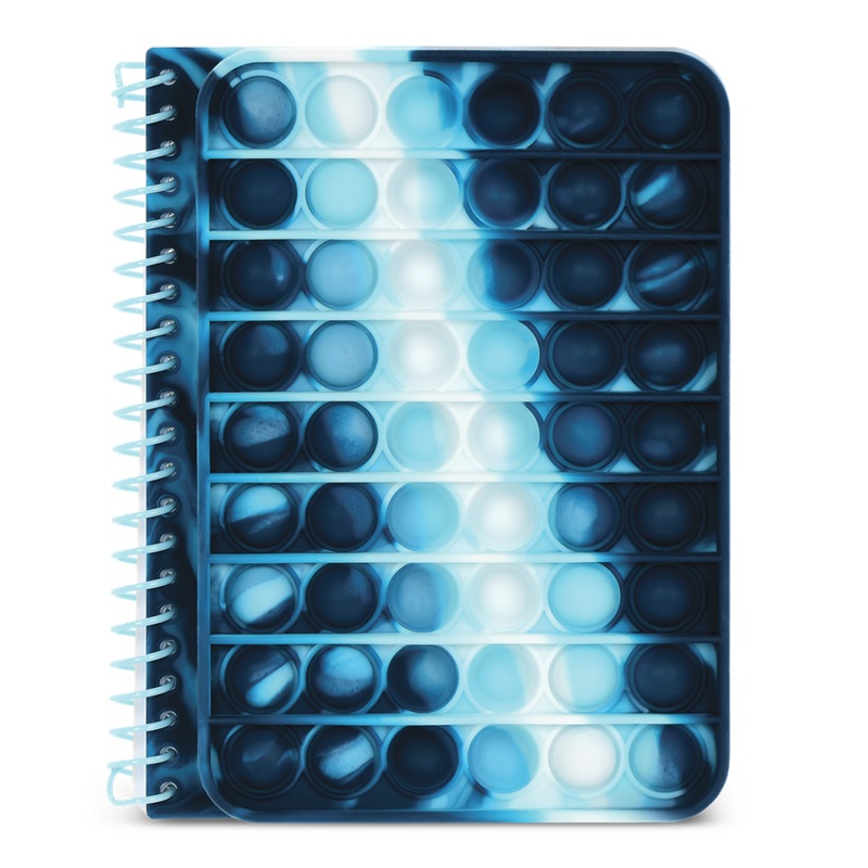 Iscrem Blue Tie Dye Popper Journal