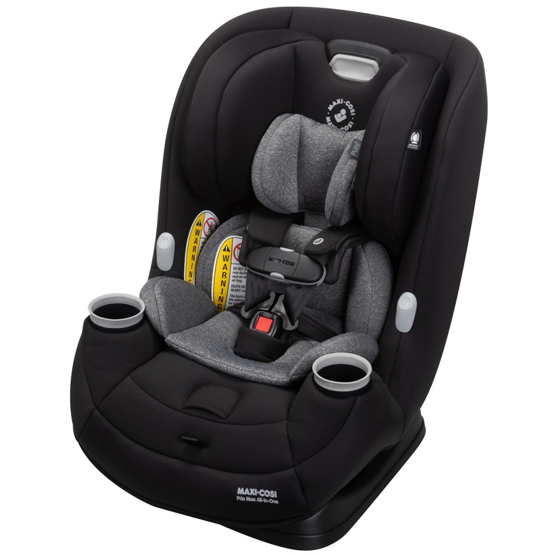 Maxi-Cosi Pria Max All-in-One Convertible Car Seat with PureCosi Essential Black