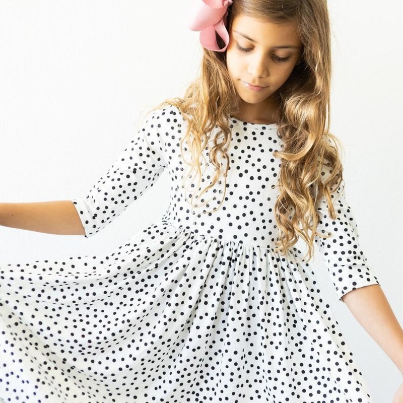 Mila & Rose Scattered Dot Twirl Dress 6-12M