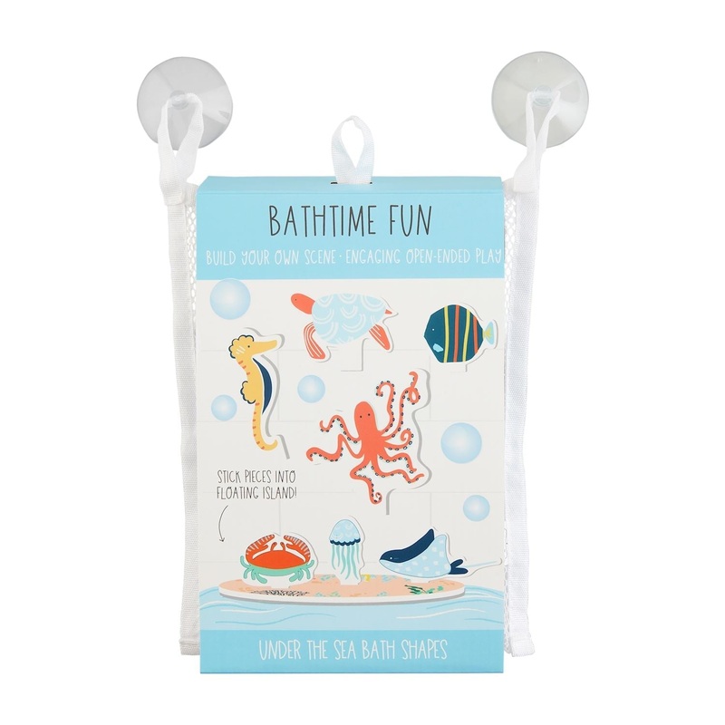 Mud Pie Blue Ocean Bath Stickable Set