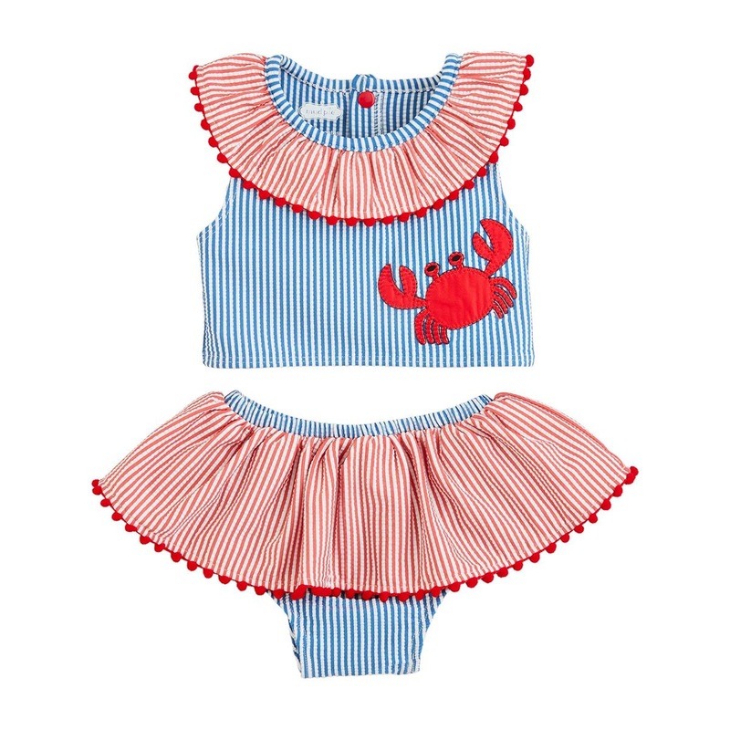 Mud Pie Crab Two-Piece Swimsuit 12-18M