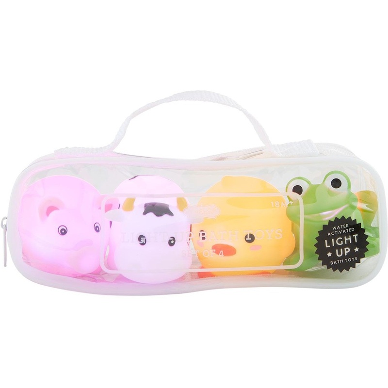 Mud Pie Farm Light-Up Bath Toy Set