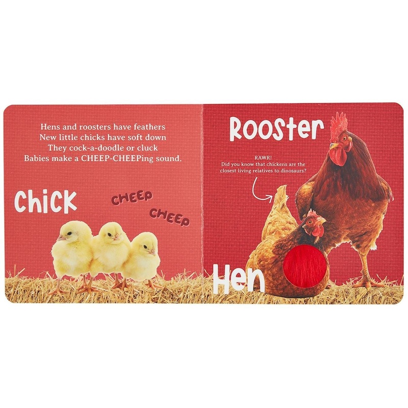 Mud Pie Hear & Feel Farm Board Book