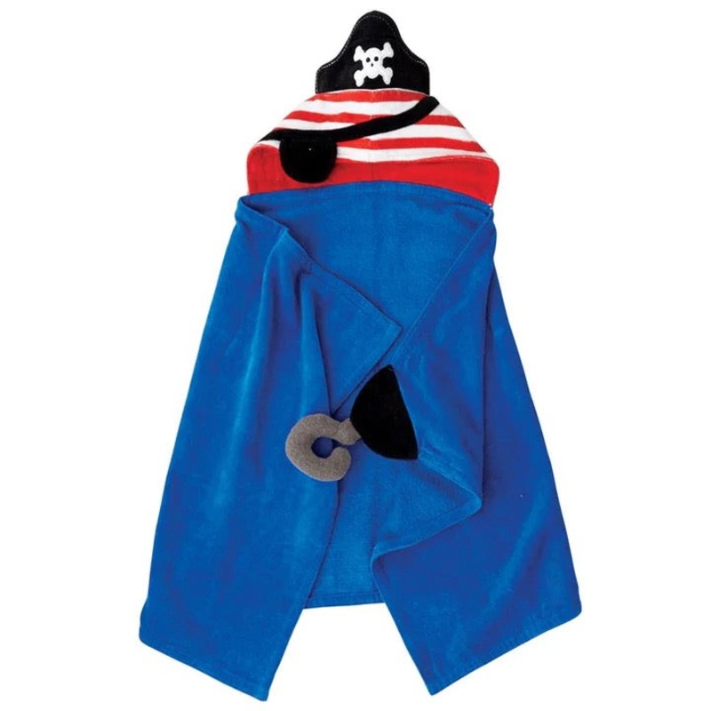 Mud Pie Pirate Hooded Towel
