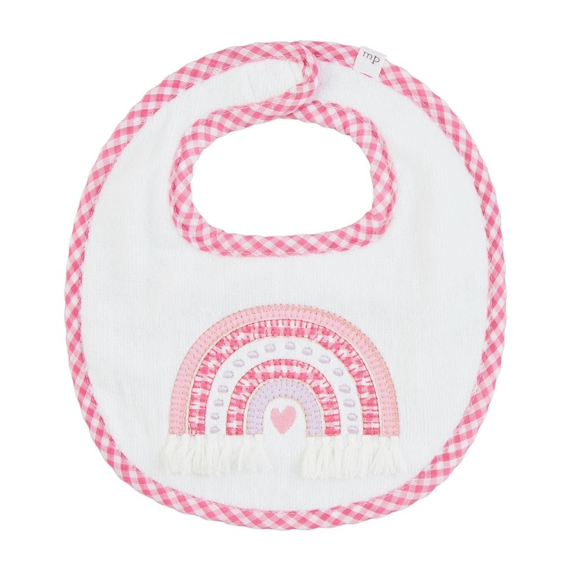 Mud Pie Rainbow Applique Bib