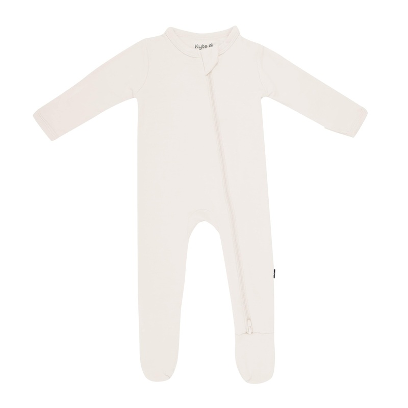Kyte Baby Zippered Footie | Oat Newborn
