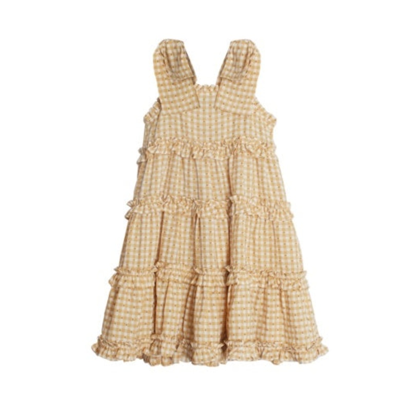 Mabel + Honey Field Of Flowers Dress | Yellow 2T