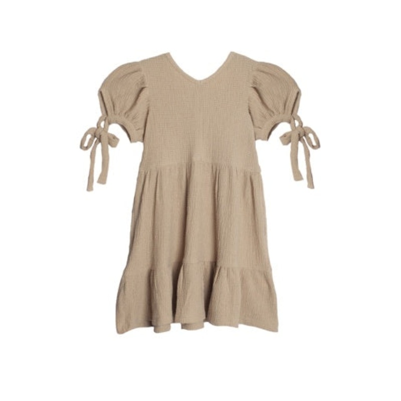 Mabel + Honey Madeline Dress | Brown 4Y