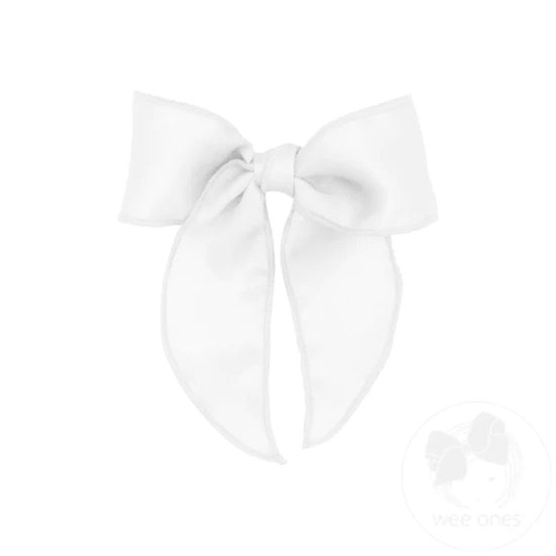 Medium Satin Bowtie with Twisted Wrap and Whimsy Tails OFW