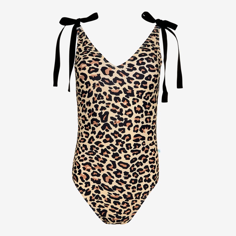 Posh Peanut Lana Leopard Women’s One Piece Swimsuit Adult Small