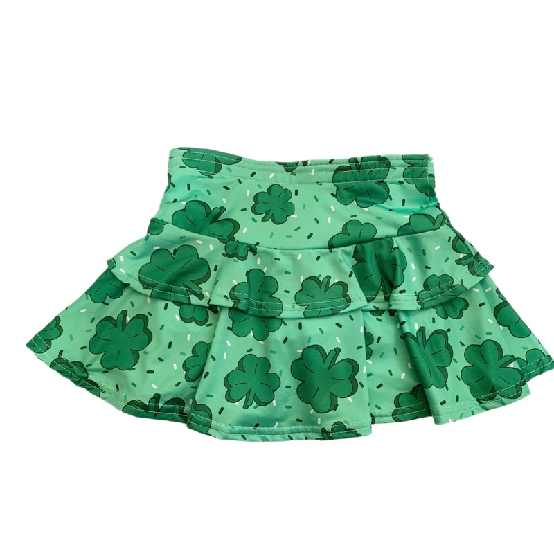 Ruffle Skort in Saint Patty’s Clover 2-3T