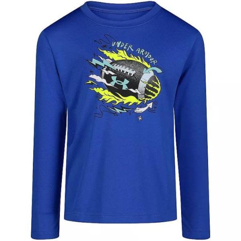 UA FootBall Scribble LS Team Royal 2T