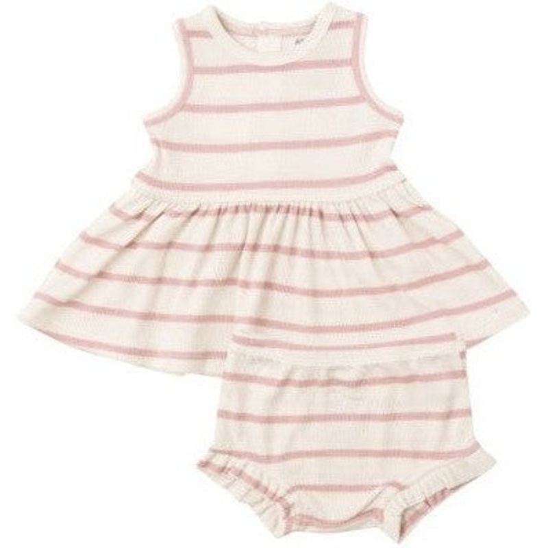 Angel Dear Rib Peplum Tank & Biker Short 3-6M