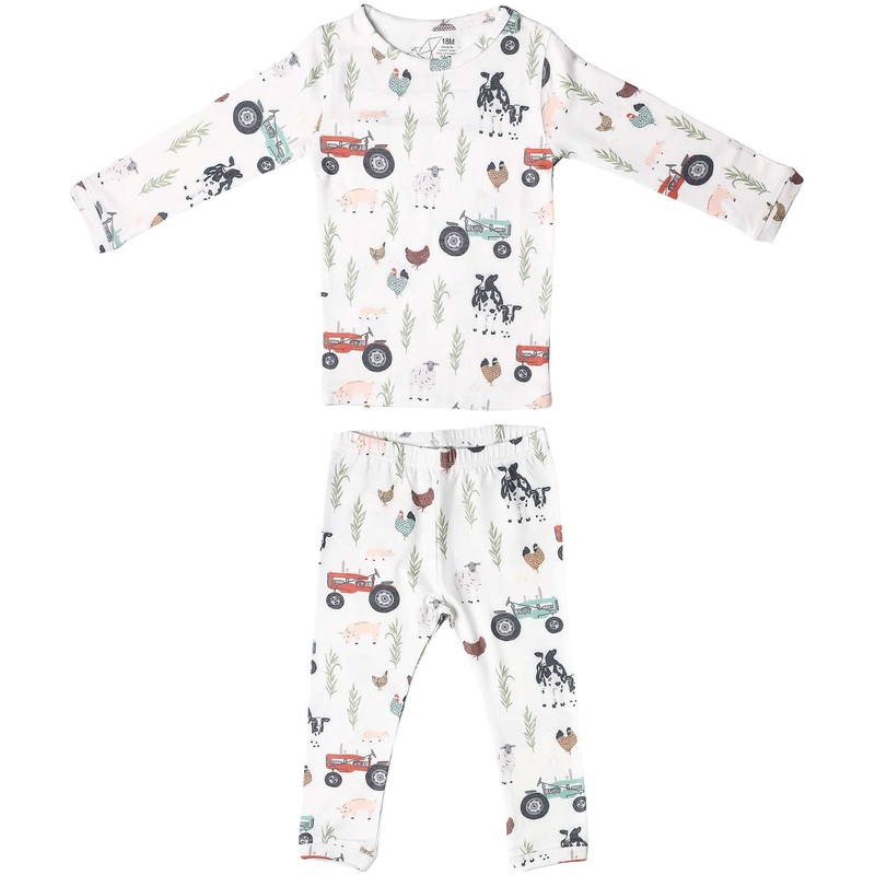 Copper Pearl 2-Piece Long Sleeve Pajama Set | Jo 2T