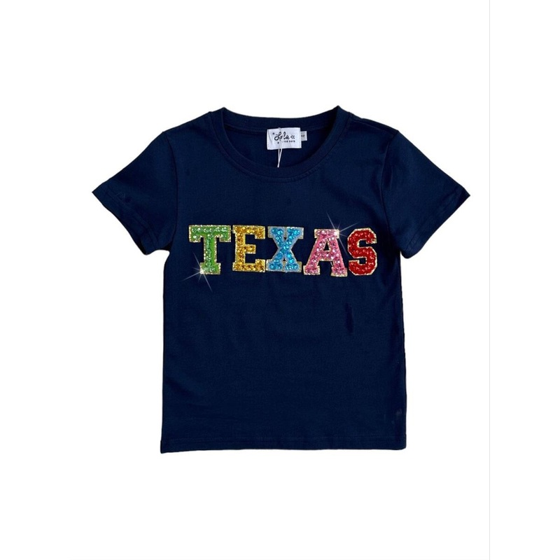 Lola + The Boys Texas Gem T-Shirt | Blue 2T