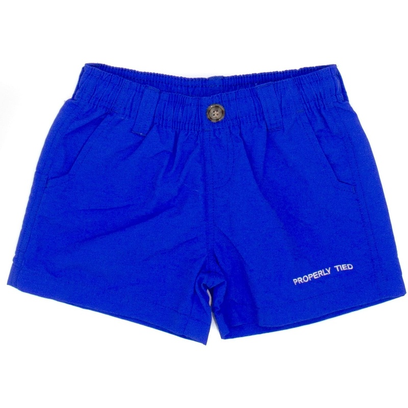 Lucky Duck Baby Mallard Short | Royal Blue 9-12M