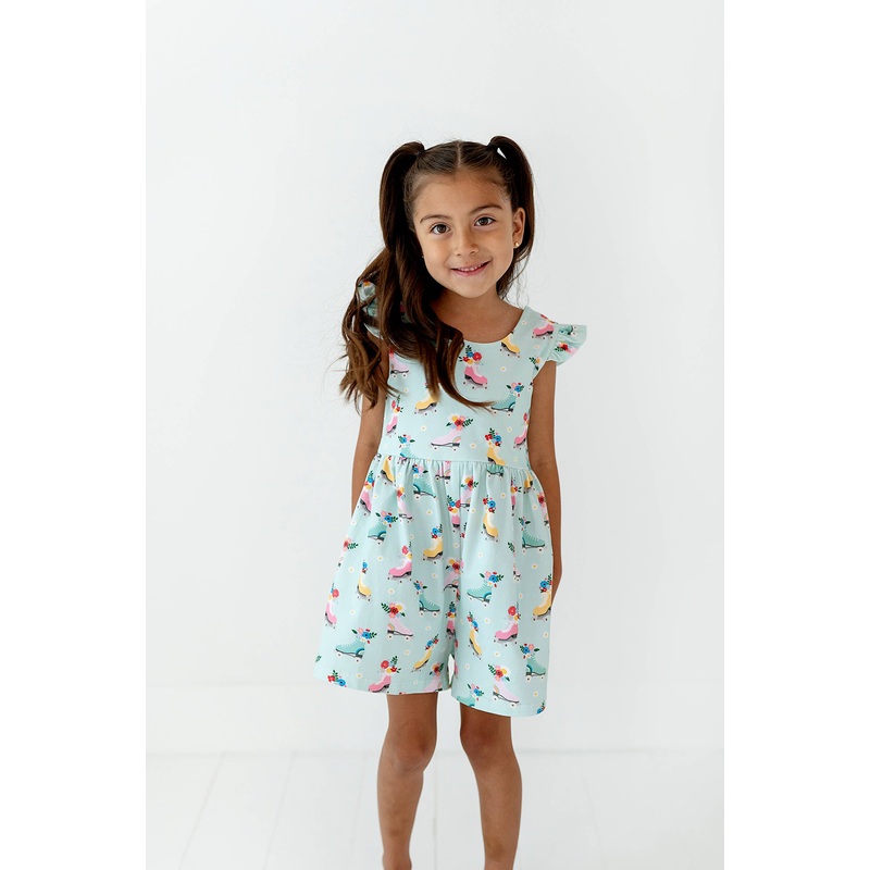 Macie Romper in Roller Girl| Jumpsuit 2T
