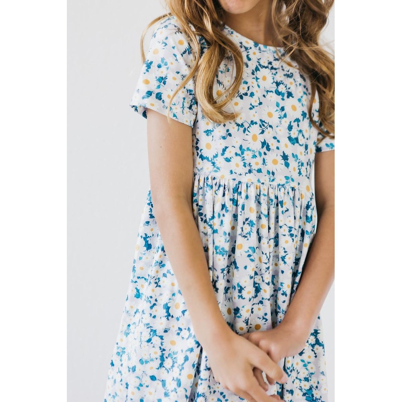 Mila & Rose Oopsie Daisy Short Sleeve Twirl Dress 6-12M