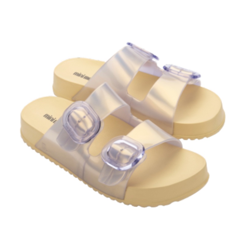 Mini Melissa Mini Melissa Cozy Slide Kids | Pearl Yellow 11
