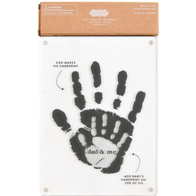 Mud Pie Dad & Me Handprint Frame Kit