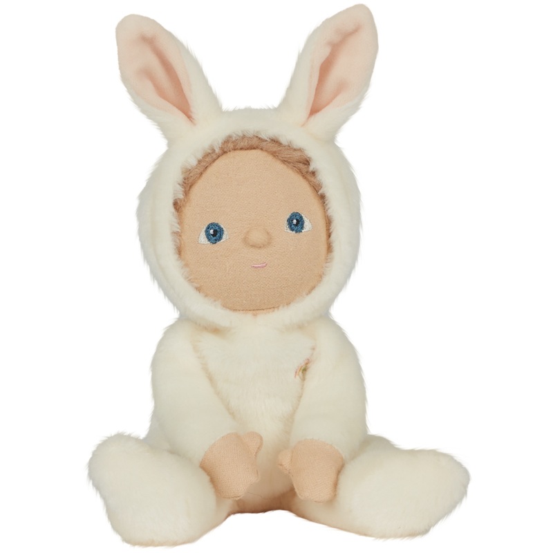 Olli Ella Dinky Dinkums Fluffle Family Bobbin Bunny | Ivory