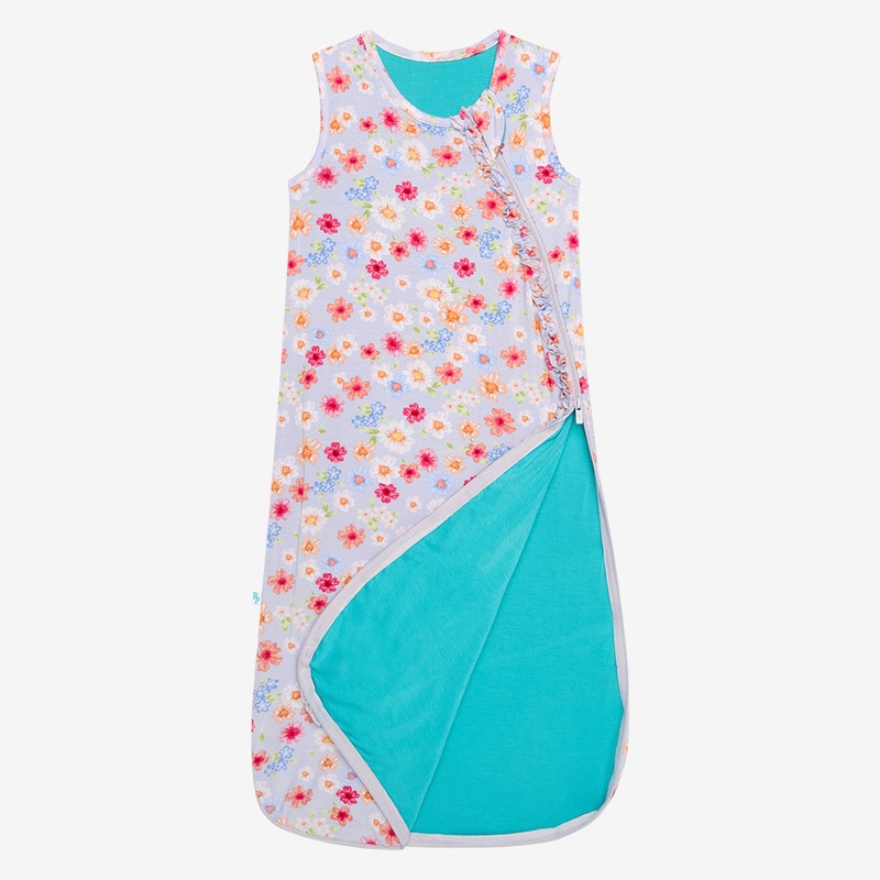 Posh Peanut Carissa .5 Tog Sleeveless Ruffled Sleep Bag 0-6M