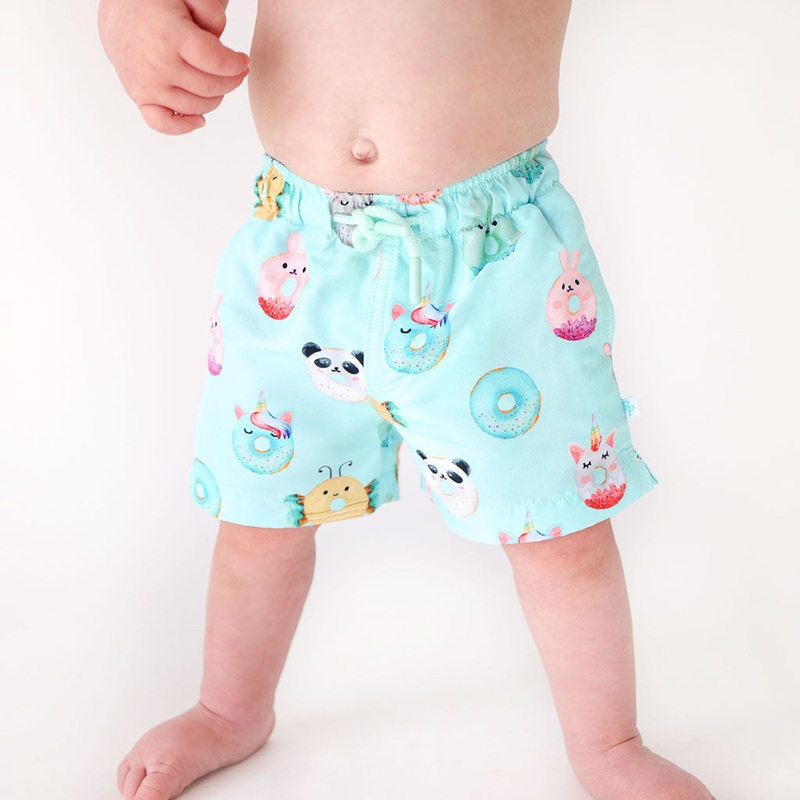 Posh Peanut Donuts Boys Swim Trunks 0-3M