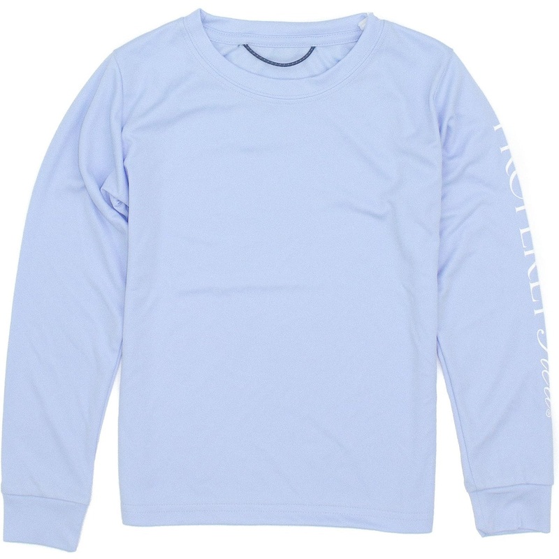 Properly Tied Lucky Duck Tidal Rashguard | Light Blue 2T