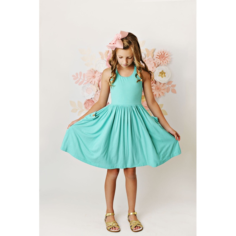 Swoon Baby Clothing Bamboo Jade Pocket Dress 6-12M