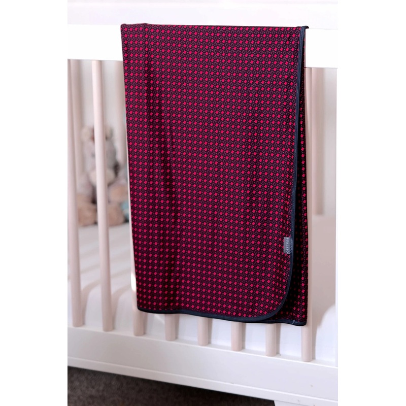 Baby Swaddle Blanket Texas Black And Red