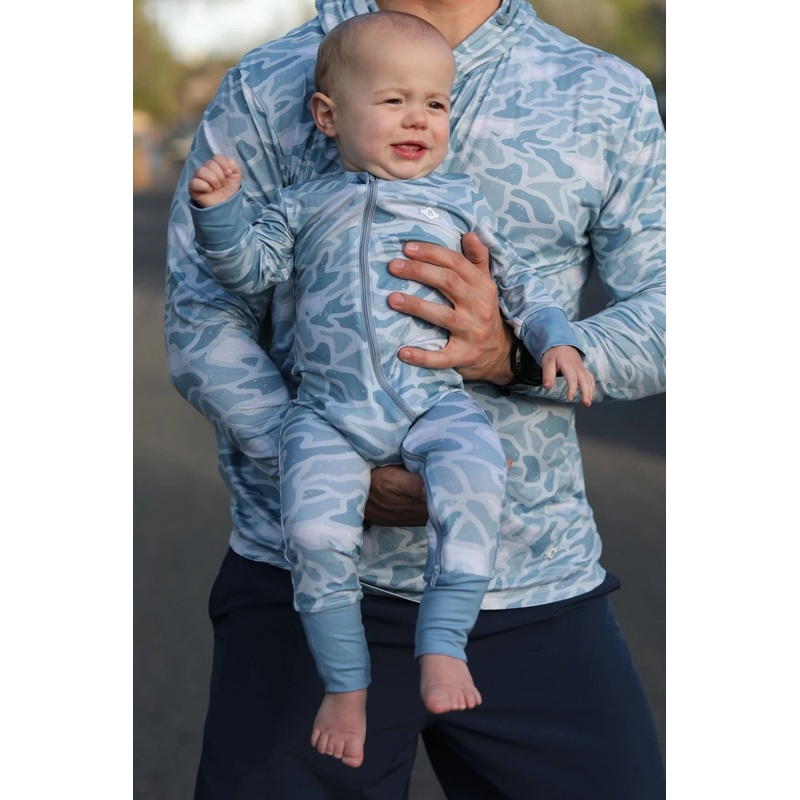 Baby Zip Up Seaside Camo Newborn
