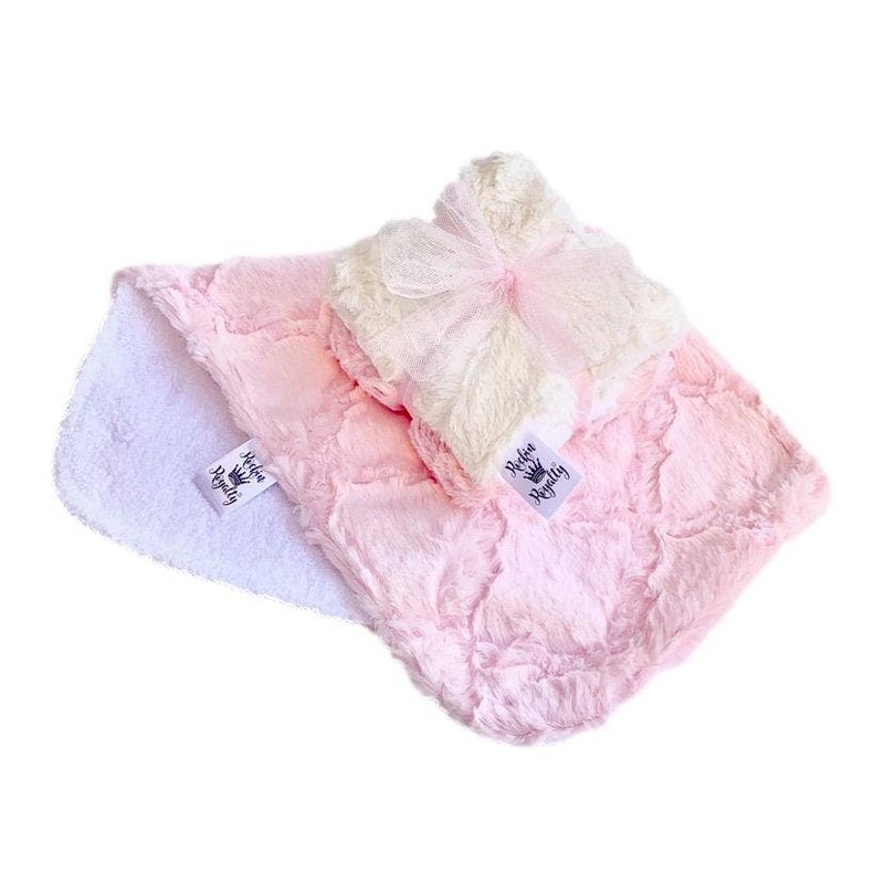Burp Cloth Set- Girly Girl