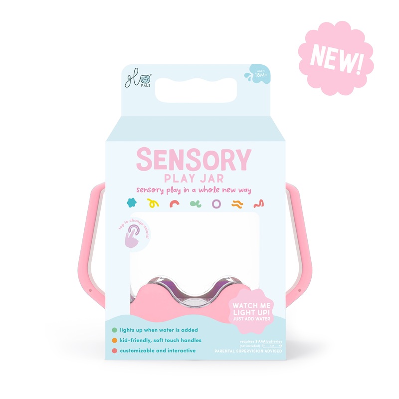 Glo Pals Sensory Play Jar Bubblegum