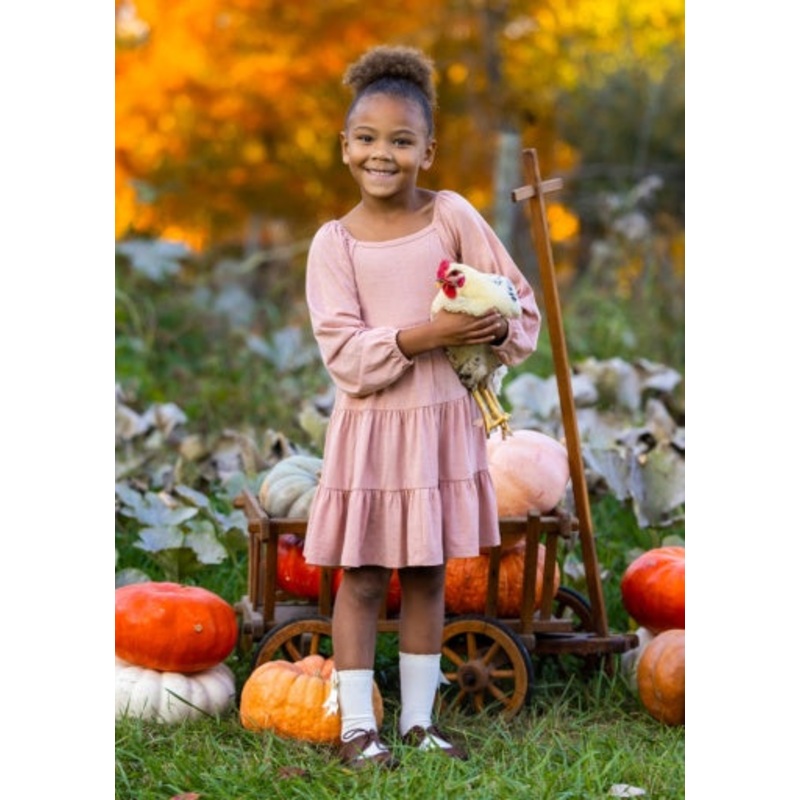 Mabel + Honey Flower Mae Girls Dress 2T
