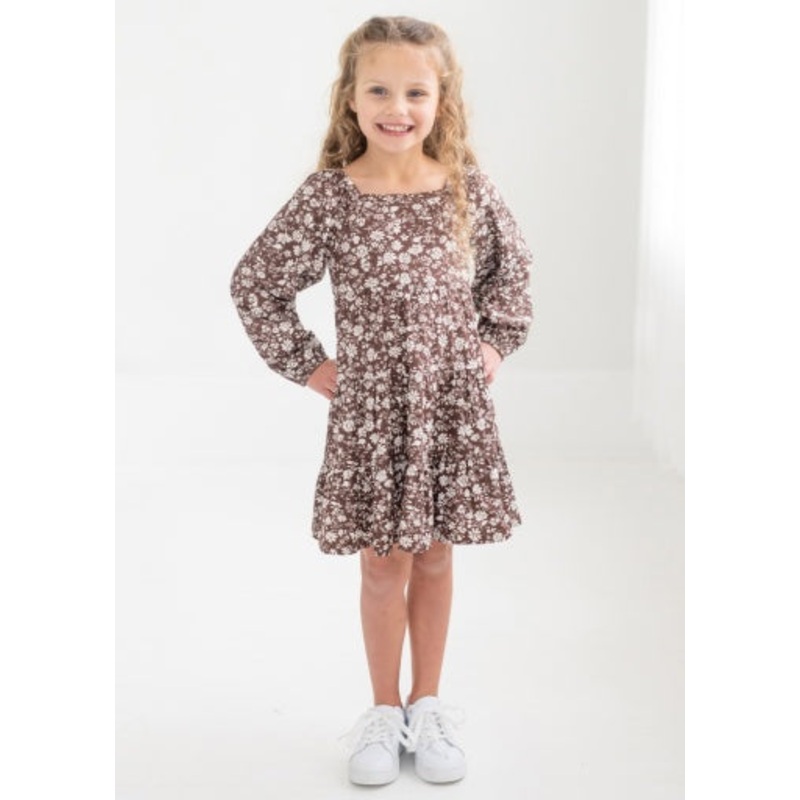 Mabel + Honey Hot Chocolate Dress 2T