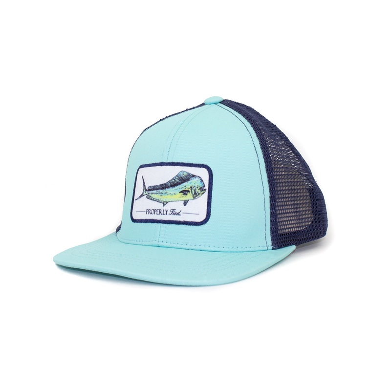 Properly Tied Boys Trucker Hat Mahi