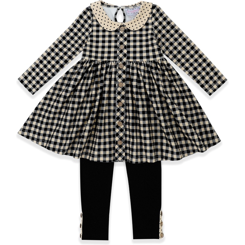 Serendipity Clothing Co. Dress with Legging 2T