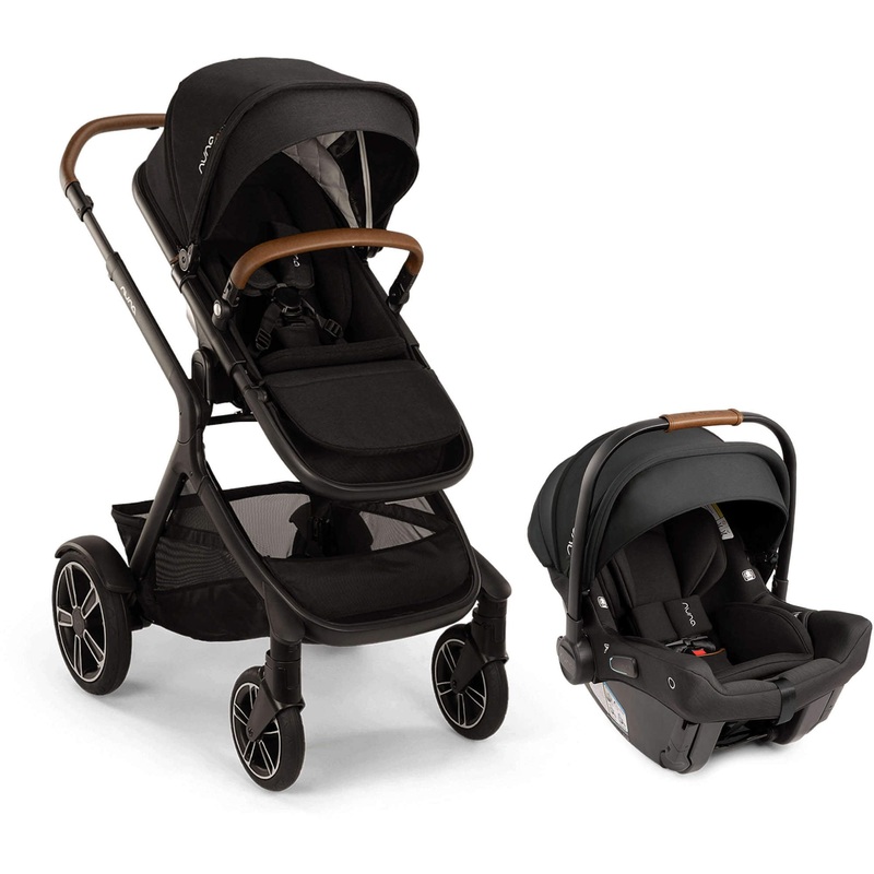 Nuna Demi Next with Travel Board + Pipa Urbn Travel System Caviar