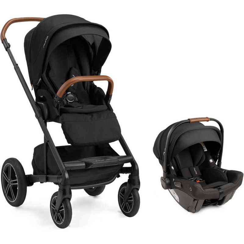 Nuna MIXX Next Stroller + PIPA Urbn Travel System Caviar