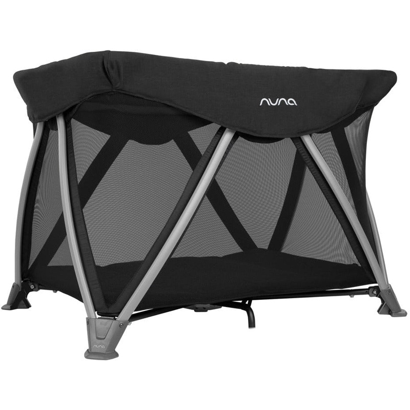 Nuna SENA Aire Playard with Zip-Off Bassinet Caviar