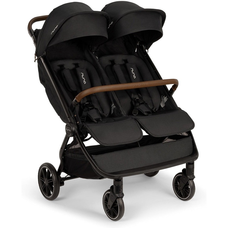 Nuna TRVL DUBL Stroller Caviar