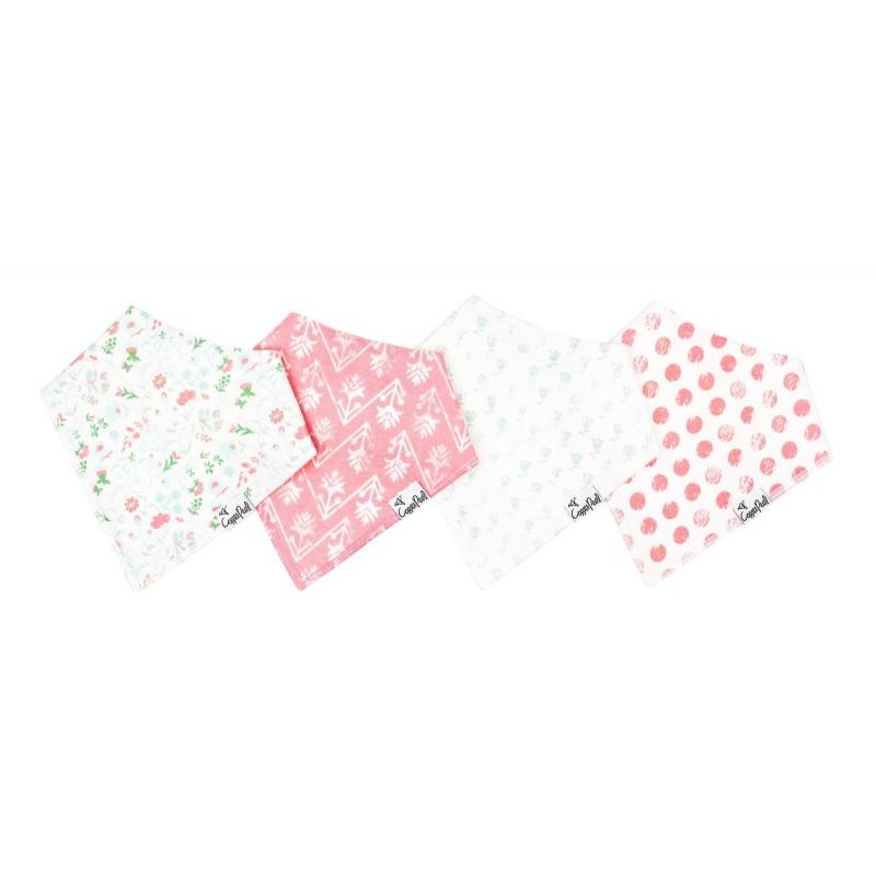 Copper Pearl Baby Bandana Bibs | Claire Set