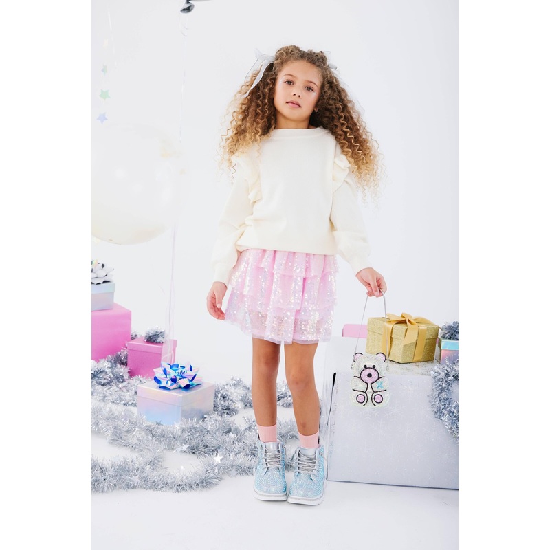 Lola + The Boys The Super Ruffle Sweater 2T