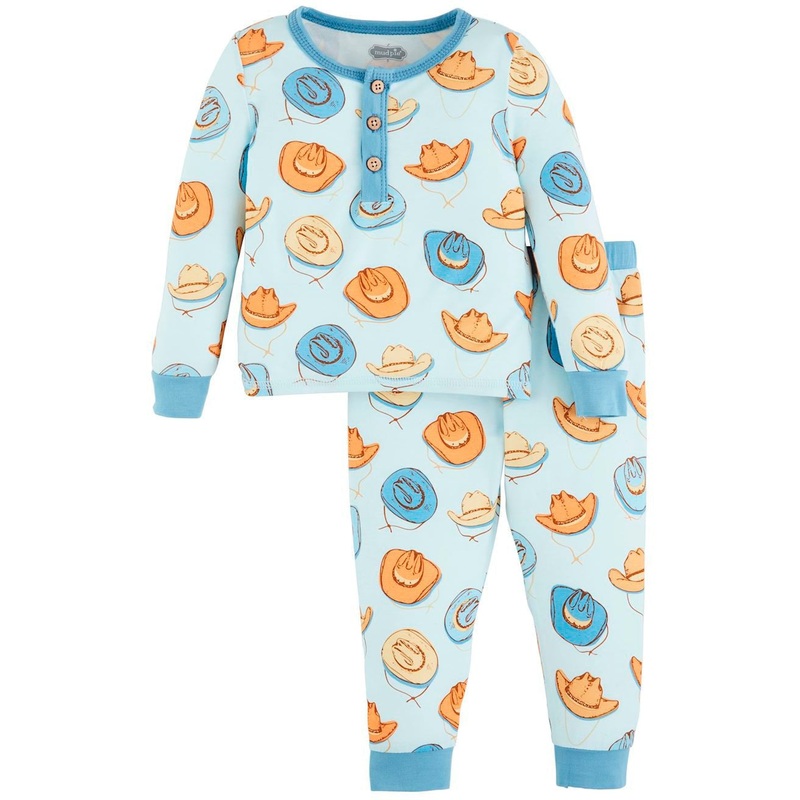 Mud Pie Cowboy Pajama Set 9-12M