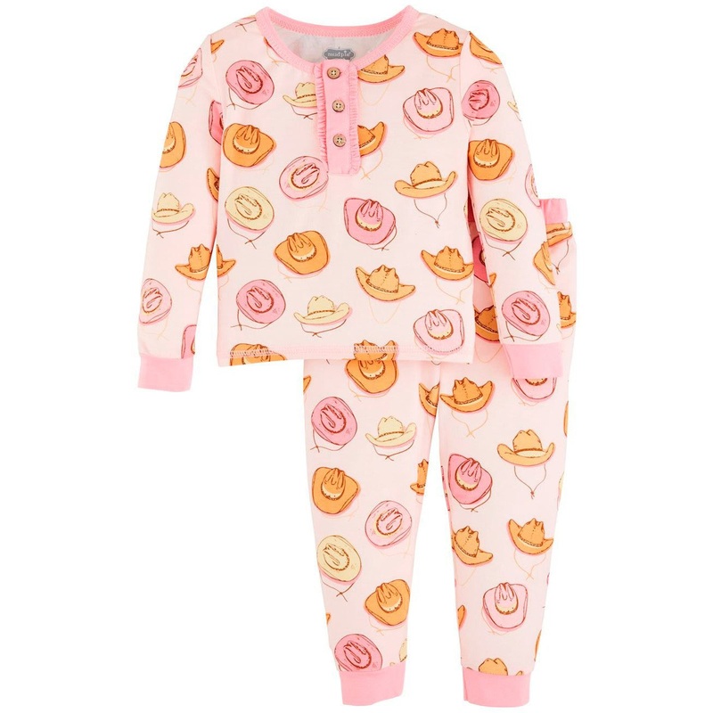 Mud Pie Cowgirl Pajama Set 9-12M